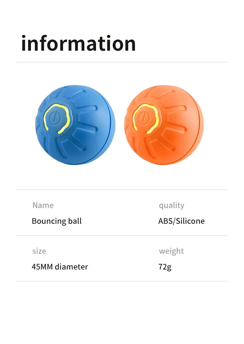 Interactive Dog Toys Dog Ball | Durable Motion Activated Automatic Rolling Ball Toys | USB Rechargeable